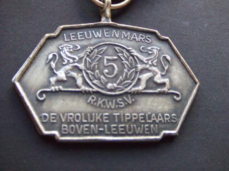 Boven-Leeuwen gemeente West Maas zilverkleurig 5e maal